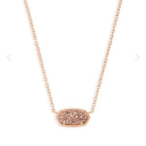 Rose gold kendra scott necklace